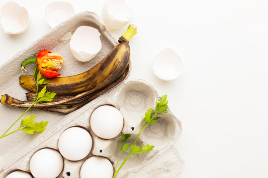 Compost Eggshells and Vegetable Scraps