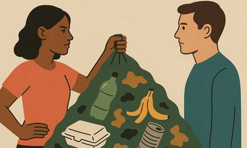 Survey: trash sparks more household fights that childcare