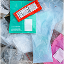 Soft plastic packaging from shopping