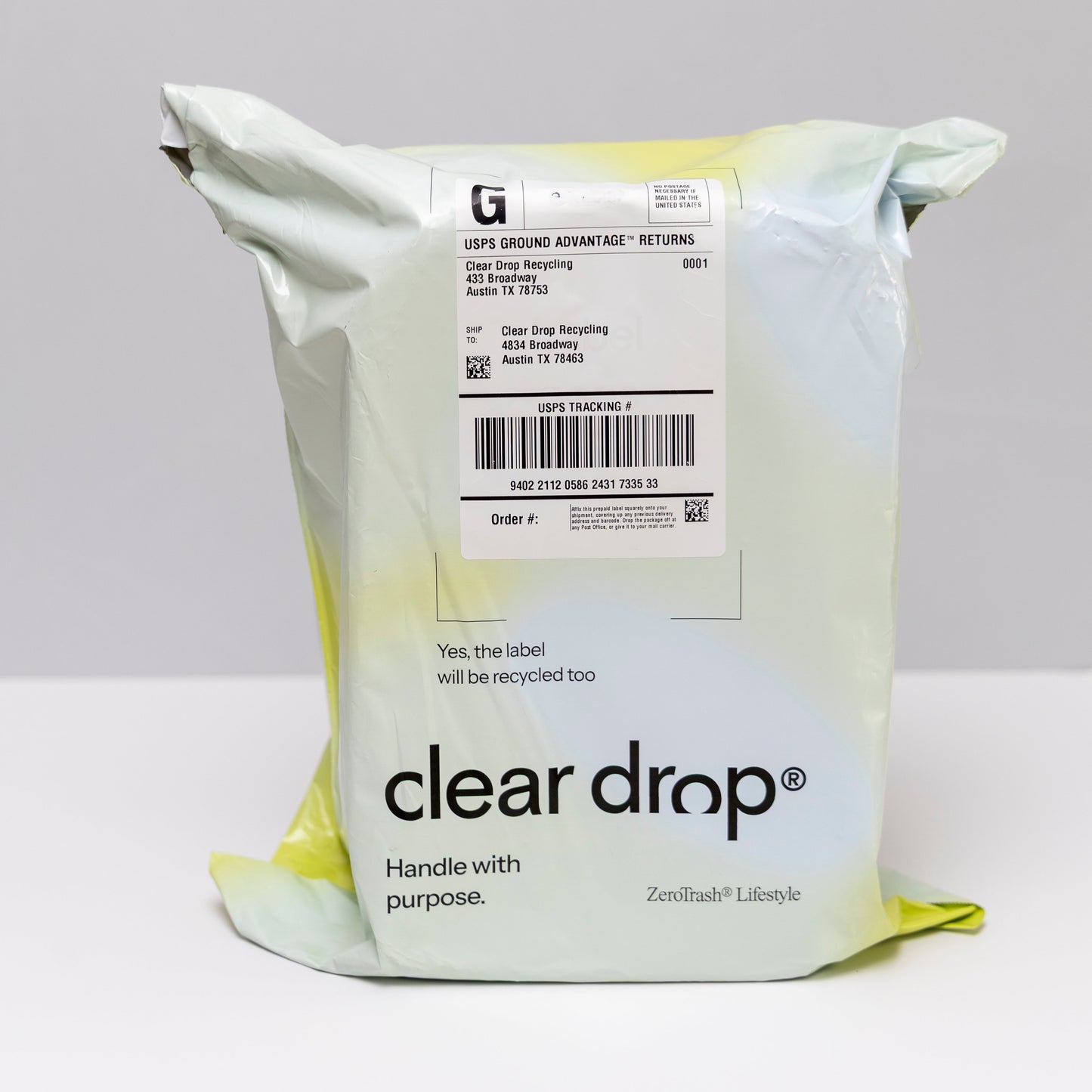 3 extra mailers for shipping SPC blocks to recyclers